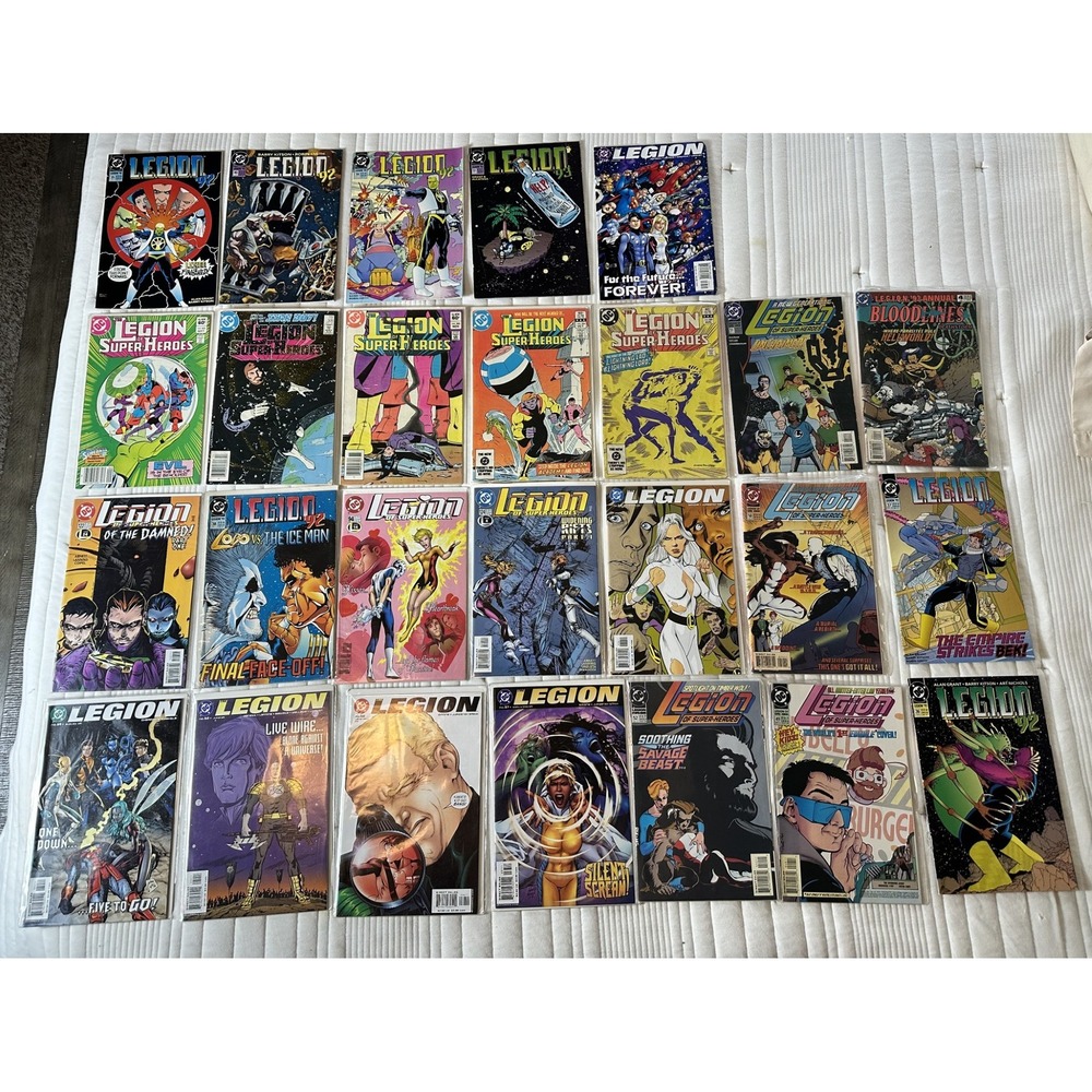 Legion of Super-Heroes DC Comics 27 Book Lot 1980s 1990s Legion